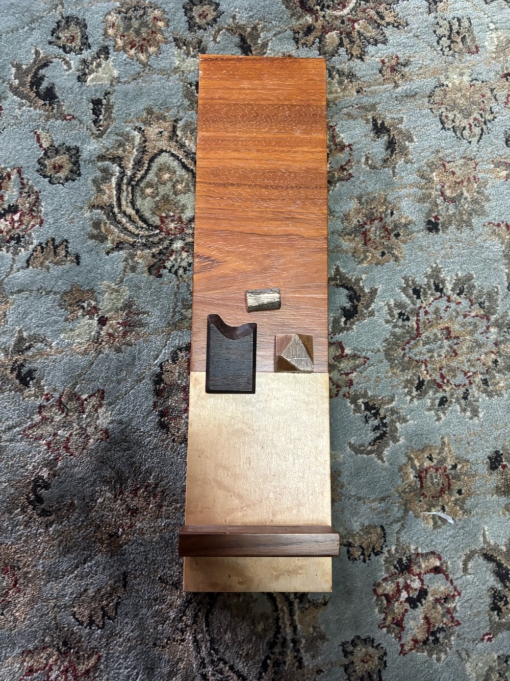 Charles Valcourt AutographedFrench Functional Art Magnetic Wooden Display Board